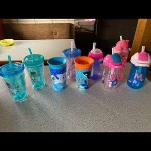 Lot of 9 sippy cups! To many , need to down size.